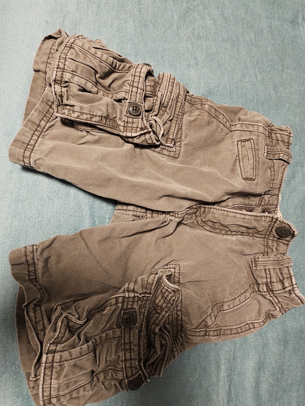 GAP Sz 5 Toddler Cargo Shorts in Olive